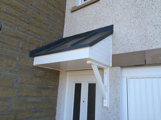 Handed Mono Pitch Door Entrance Canopy