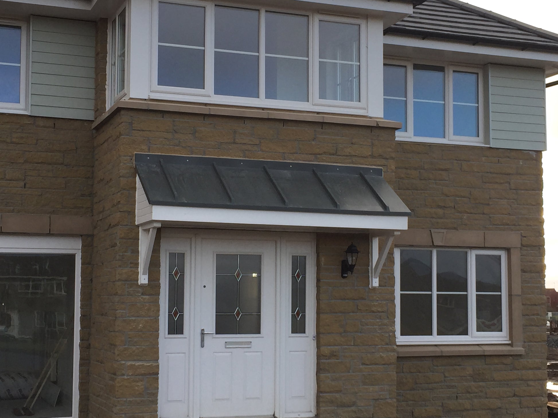 Mono Pitch / Lean too Door Entrance Canopy including Brackets