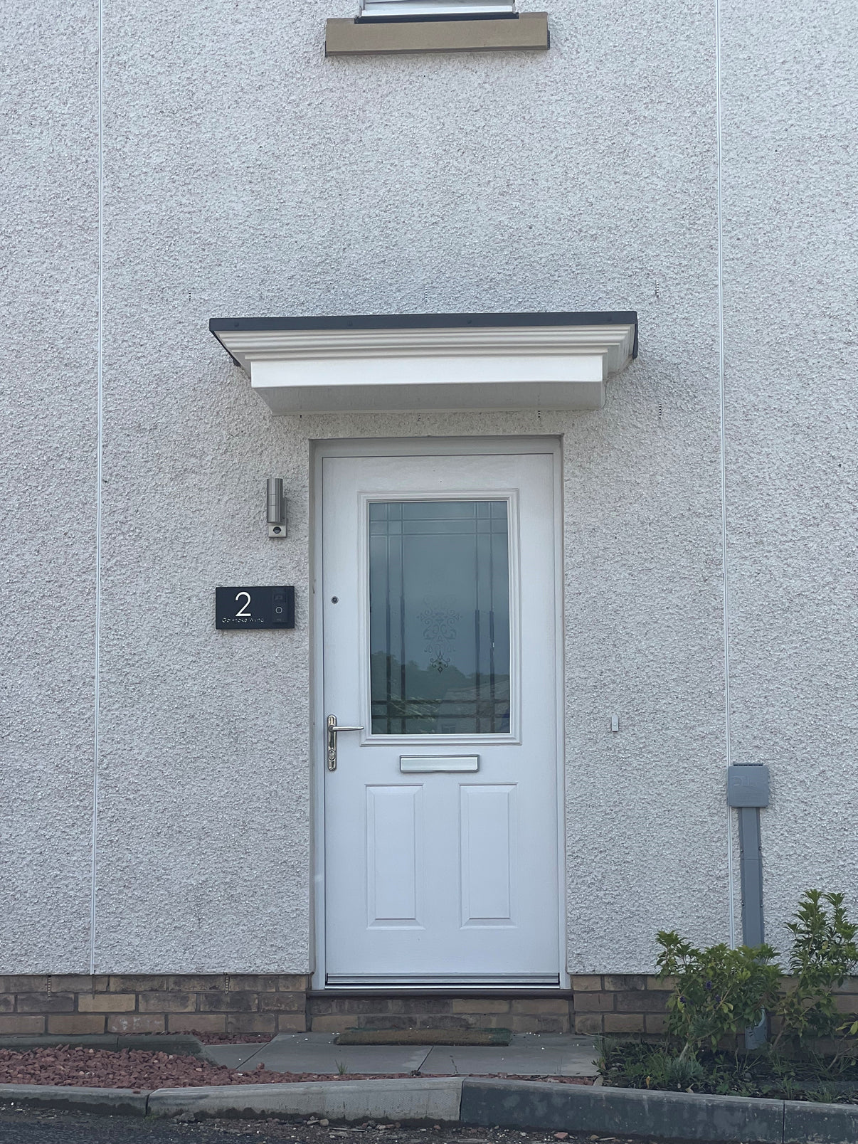 The Aviemore Flat Entrance Door Canopy Peter Cook Canopies Ltd