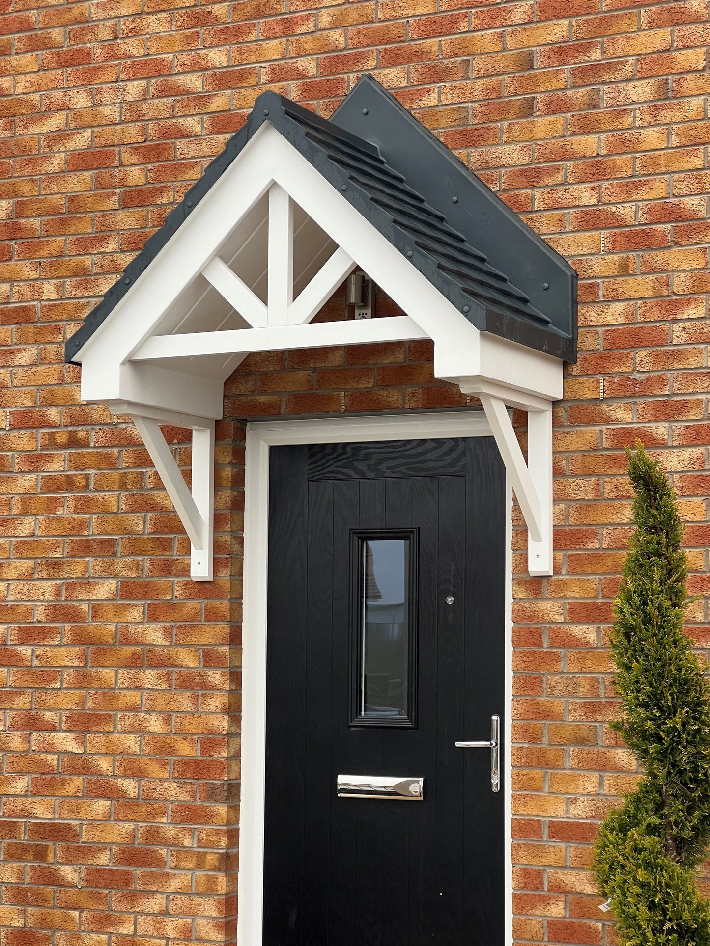 The Wallace Apex Front Door Canopy inc Brackets